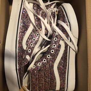 Chunky glitter vans